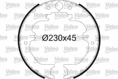 VALEO 564235 El Fren Balatası Toyota Land Cruıser 100 (01-98>08-07)  Lexus Lx (05-98>03-08) GM 4658060050