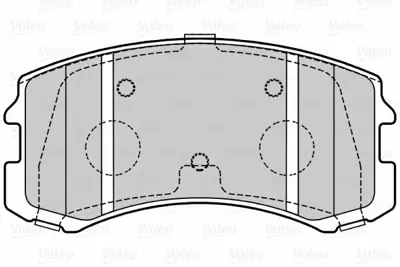 VALEO 670104 On Fren Balatası Mıtsubıshı Lancer 03-08 GM MN116764