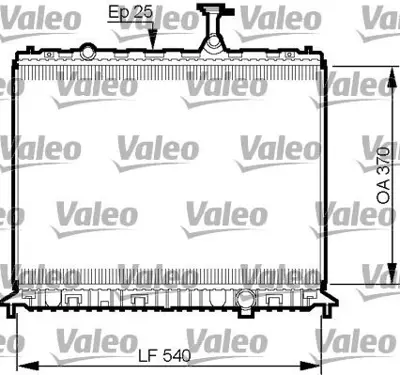 VALEO 735508 Motor Su Radyatoru Rıo 1,5 Crdı Manuel Vıtes 2005> GM 253101G311