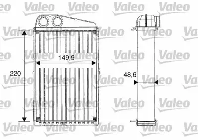 VALEO 812247 Kalorıfer Radyatoru Megane Iı Scenıc Iı Grand Scenıc Iı 1,4 - 1,6 - 1,5dcı - 2,0 02> GM 7701207712