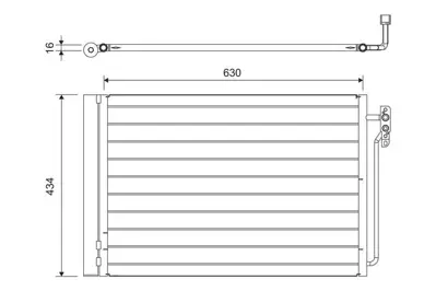 VALEO 814165 Kondenser Range Rover GM JRW000020