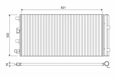 VALEO 814178 Klima Radyatoru  Duster 1.6 16v / 1.5dcı 06 / 10> GM 8093071, GM 8200880551, GM 8660003442, GM 8FC351319291, GM 8FC351319294, GM 921008028R, GM 940161, GM CO5945, GM DCN37002