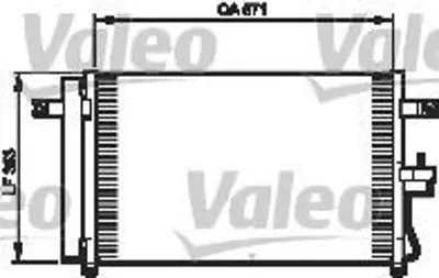 VALEO 814332 Kondenser Hyundaı Accent GM 9760625500