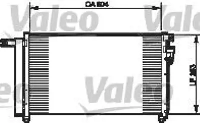 VALEO 814349 Kondenser Kıa Rıo GM 976061G000