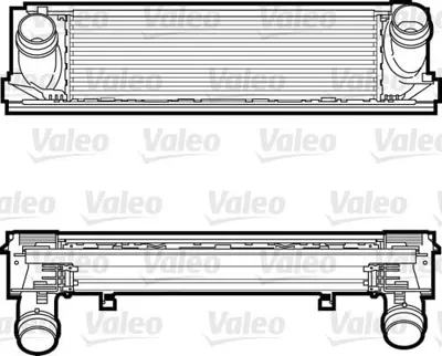 VALEO 818263 Turbo Radyatörü GM 17517618809, GM 7600531, GM 7600532, GM 7618809, GM 17517600531, GM 17517600532, GM 96449