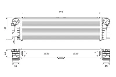 VALEO 818311 Turbosarj Radyatoru V-Class W447 14> Vıto W447 14> GM A4475011301