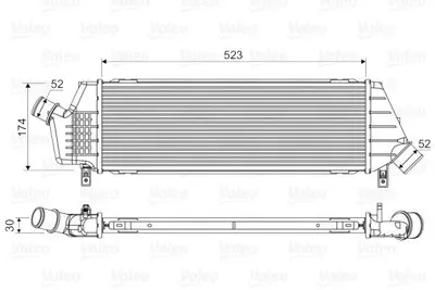 VALEO 818354 Turbo Radyatörü Nıssan Mıcra GM 14461BC400