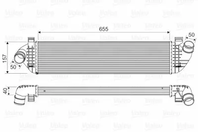 VALEO 818571 Turbo Radyatörü Volvo C30-S40-C70 GM 31280122