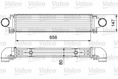 VALEO 818646 Turbo Radyatörü Volvo Xc60-S60-S80 GM 31474506