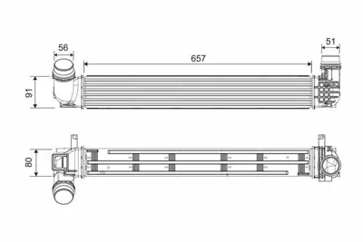 VALEO 818878 Turbo Radyatoru Megane Iıı Scenıc Fluence 1,5dcı 08> K9k (657×91×80) GM 144960006R, GM 144960600R, GM 144963639R, GM 144964990R, GM 144961285R, GM 7093112, GM 8ML376760761, GM 96545, GM 214105150R, GM 214100002R