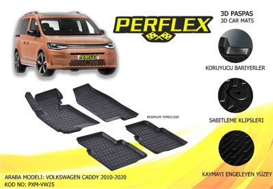 PERFLEX PXM-VW36 Paspas 3d Havuzlu X-Mat Caddy 2010-2020