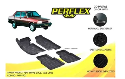 PERFLEX PXM-FT01 Paspas 3d Havuzlu X-Mat Tofas Dks 78>02 